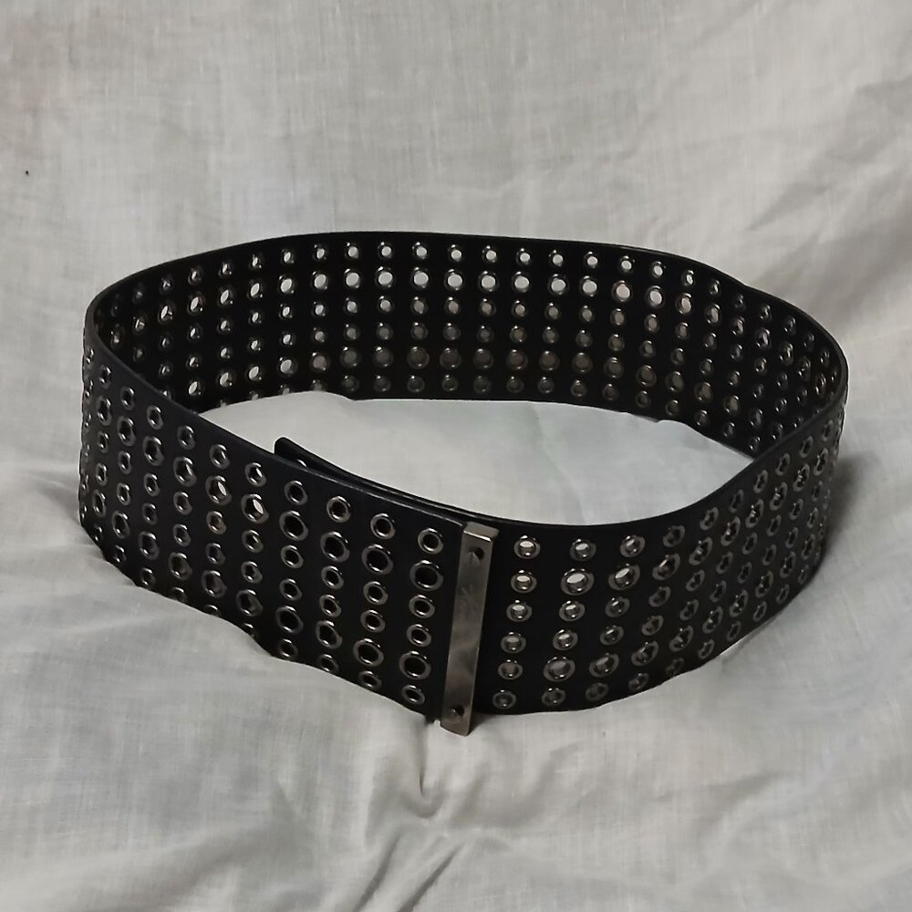 Kenneth Cole Designer Belt Custom Made 3.3" in. Wide, Ladies/Unisex/35" in. long